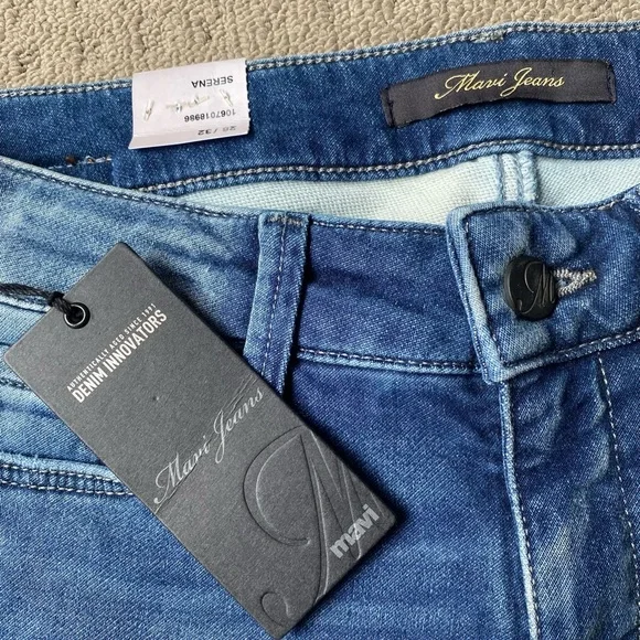 Mavi Serena Women Blue Low Rise Skinny Denim Jeans Sz W28 L32 AU10 - Picture 6 of 11
